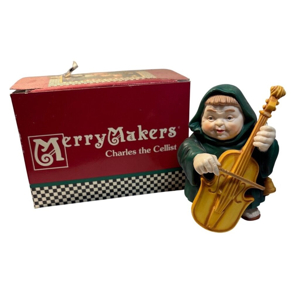 Merry Makers Charles The Cellist Figurine Dept 56 Christmas Monk